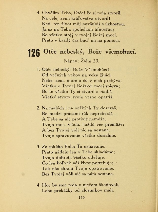 Slovensky Kalvinsky Spevnik page 160