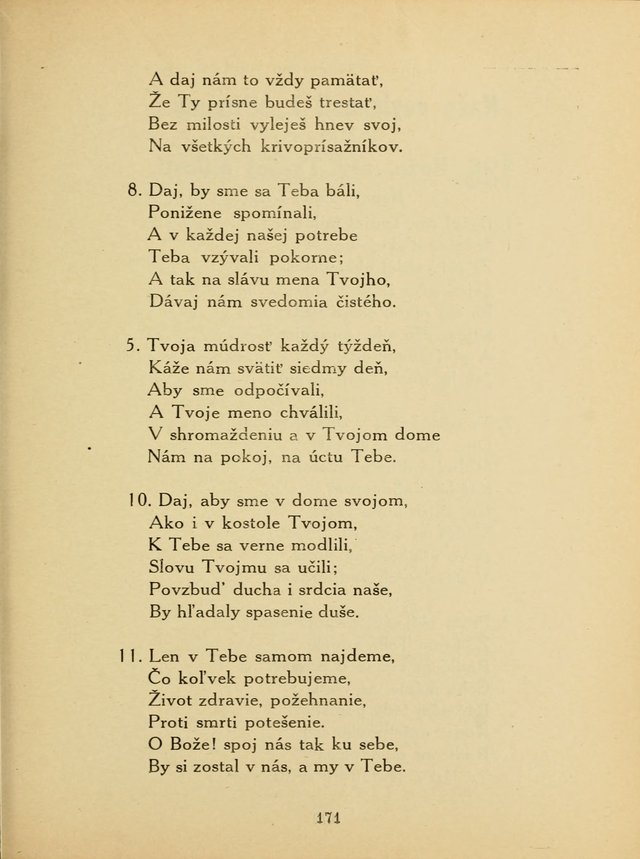 Slovensky Kalvinsky Spevnik page 171