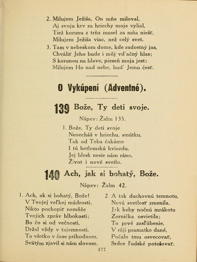 Slovensky Kalvinsky Spevnik page 177