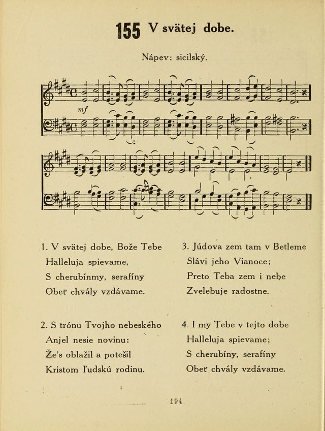 Slovensky Kalvinsky Spevnik page 194