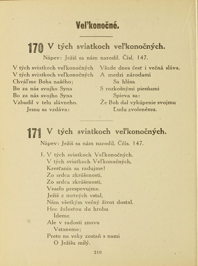 Slovensky Kalvinsky Spevnik page 210
