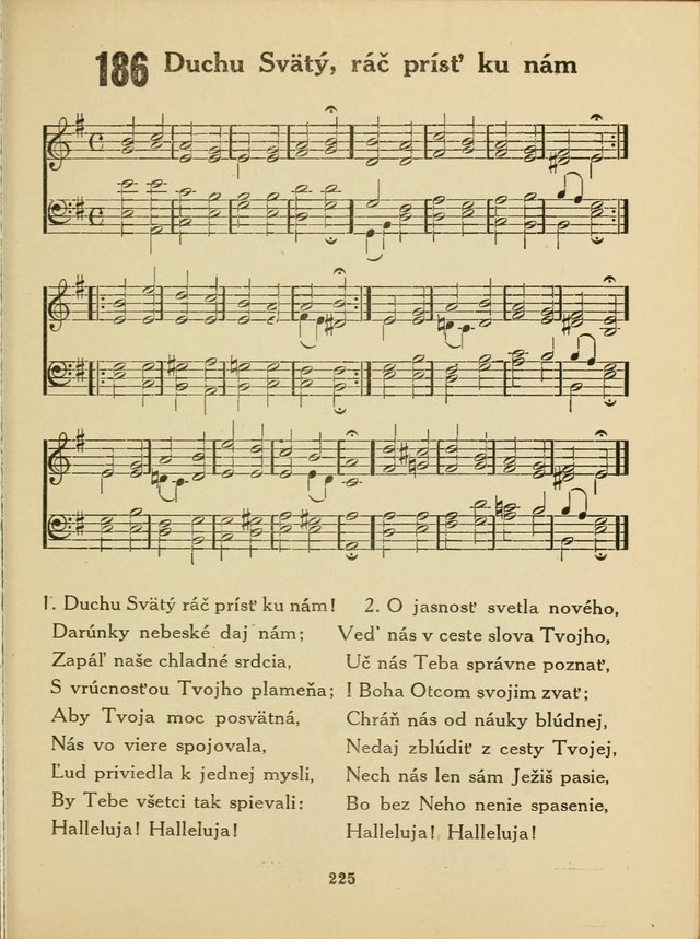 Slovensky Kalvinsky Spevnik page 225