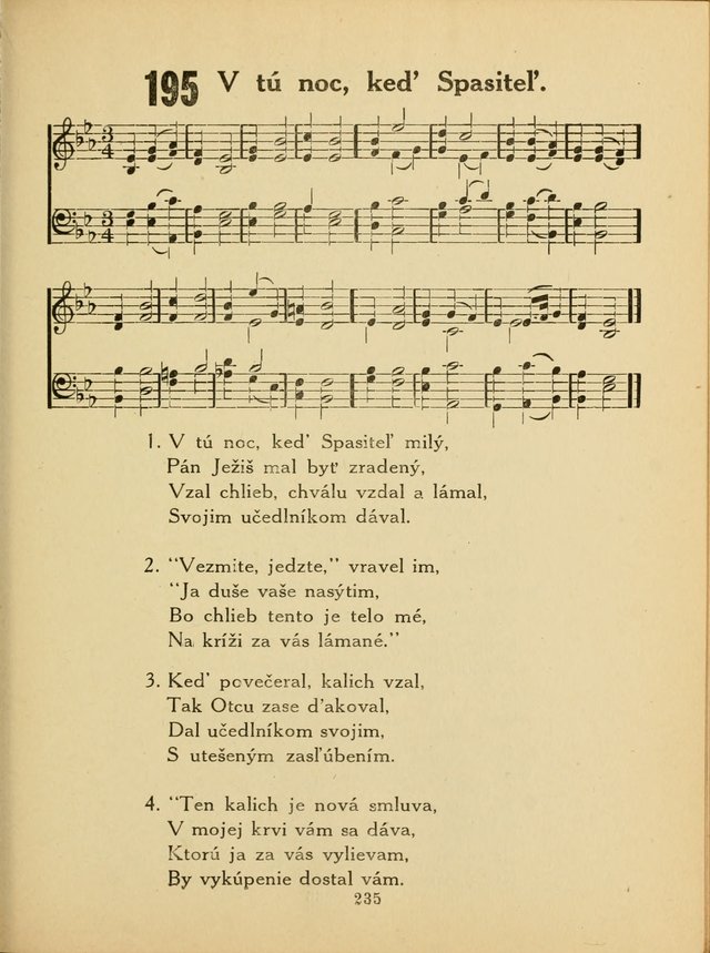 Slovensky Kalvinsky Spevnik page 235