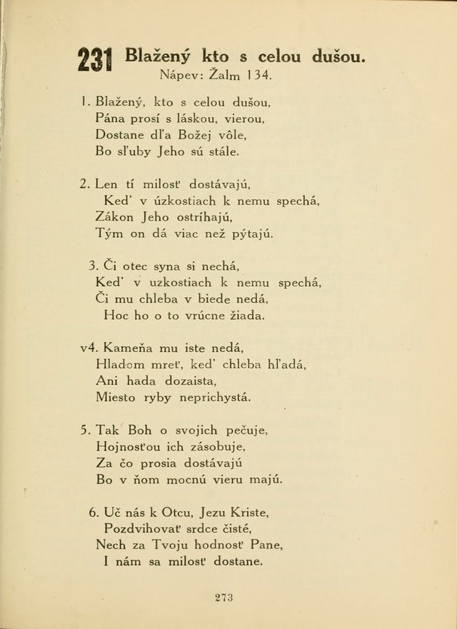 Slovensky Kalvinsky Spevnik page 273