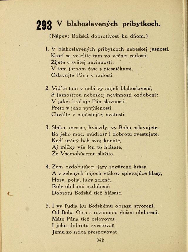 Slovensky Kalvinsky Spevnik page 342