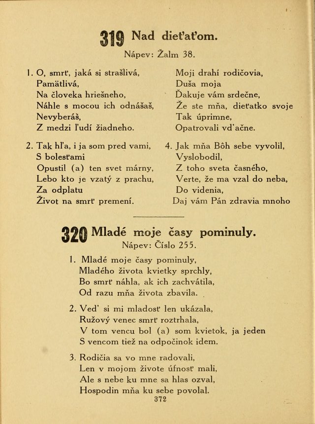 Slovensky Kalvinsky Spevnik page 372