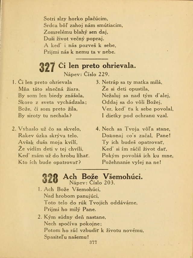 Slovensky Kalvinsky Spevnik page 377