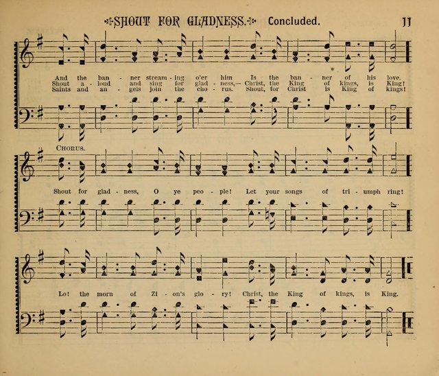 The Shining Light: a varied collection of sacred songs for Sabbath-schools, social meetings and the home circle page 11