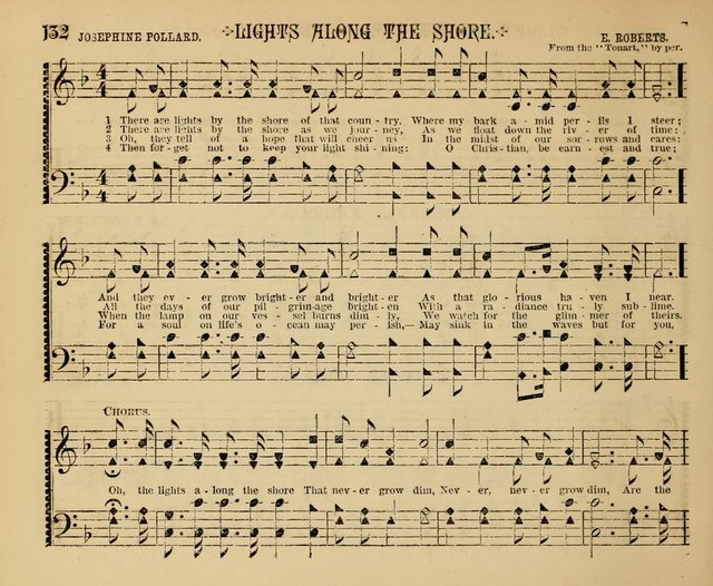 The Shining Light: a varied collection of sacred songs for Sabbath-schools, social meetings and the home circle page 132