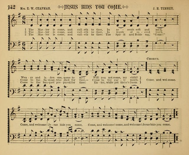 The Shining Light: a varied collection of sacred songs for Sabbath-schools, social meetings and the home circle page 144