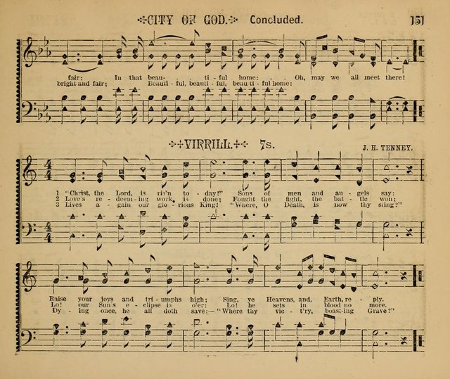 The Shining Light: a varied collection of sacred songs for Sabbath-schools, social meetings and the home circle page 153