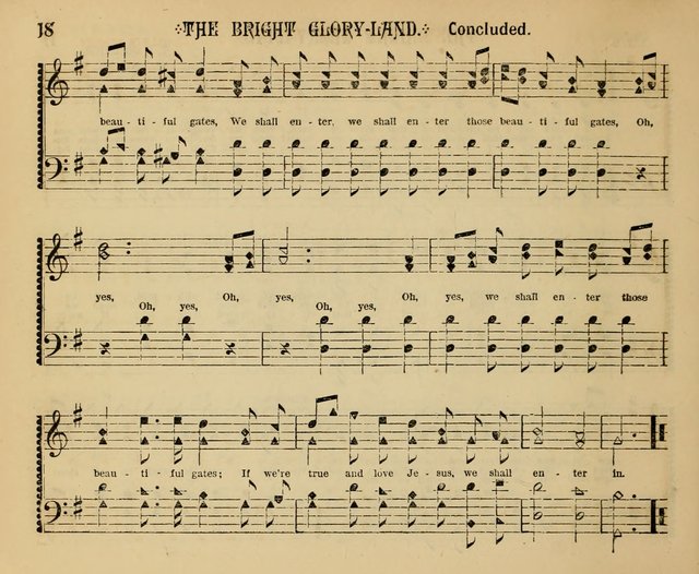 The Shining Light: a varied collection of sacred songs for Sabbath-schools, social meetings and the home circle page 18