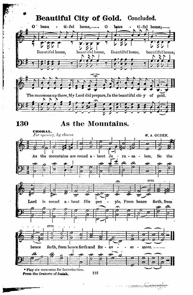 The Search Light: a collection of songs for Sunday schools and gospel meetings page 126