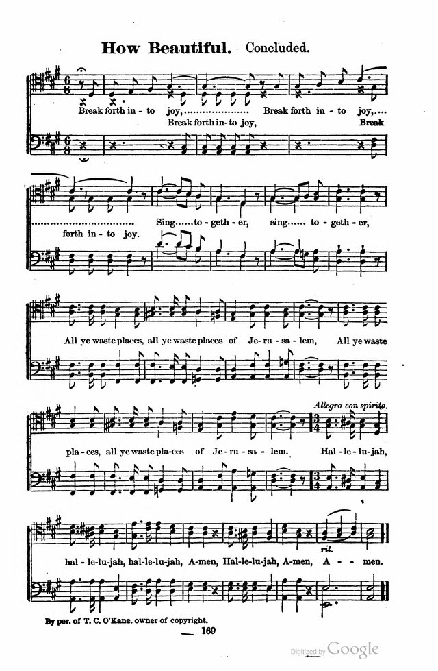 The Search Light: a collection of songs for Sunday schools and gospel meetings page 164