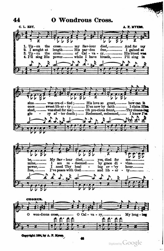 The Search Light: a collection of songs for Sunday schools and gospel meetings page 41