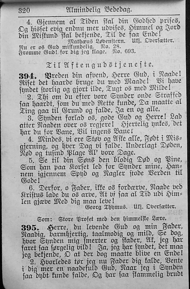 Salmebog for Lutherske Kristne i Amerika page 319