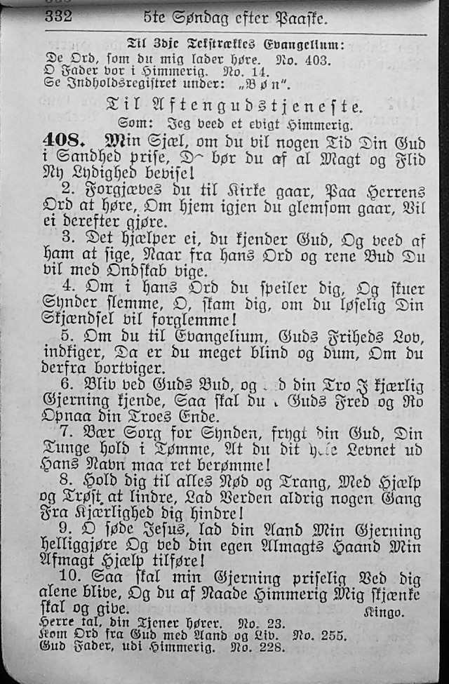 Salmebog for Lutherske Kristne i Amerika page 331