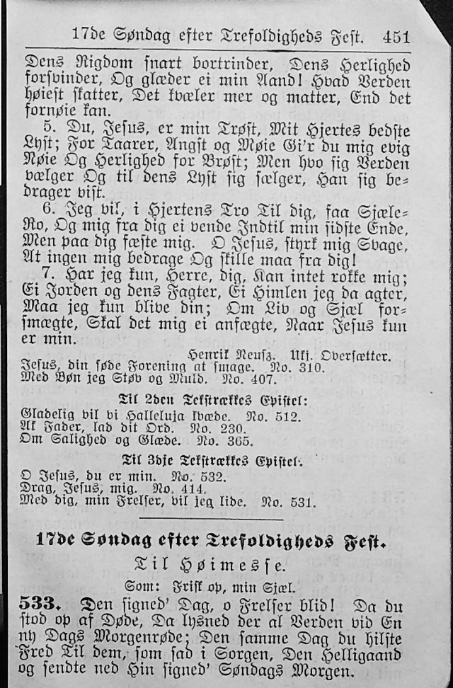 Salmebog for Lutherske Kristne i Amerika page 450