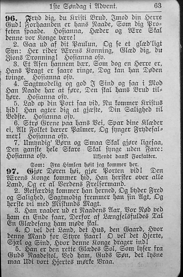 Salmebog for Lutherske Kristne i Amerika page 62