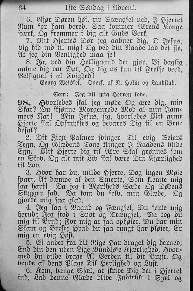 Salmebog for Lutherske Kristne i Amerika page 63