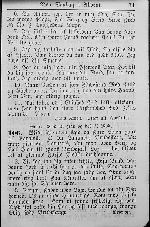 Salmebog for Lutherske Kristne i Amerika page 70