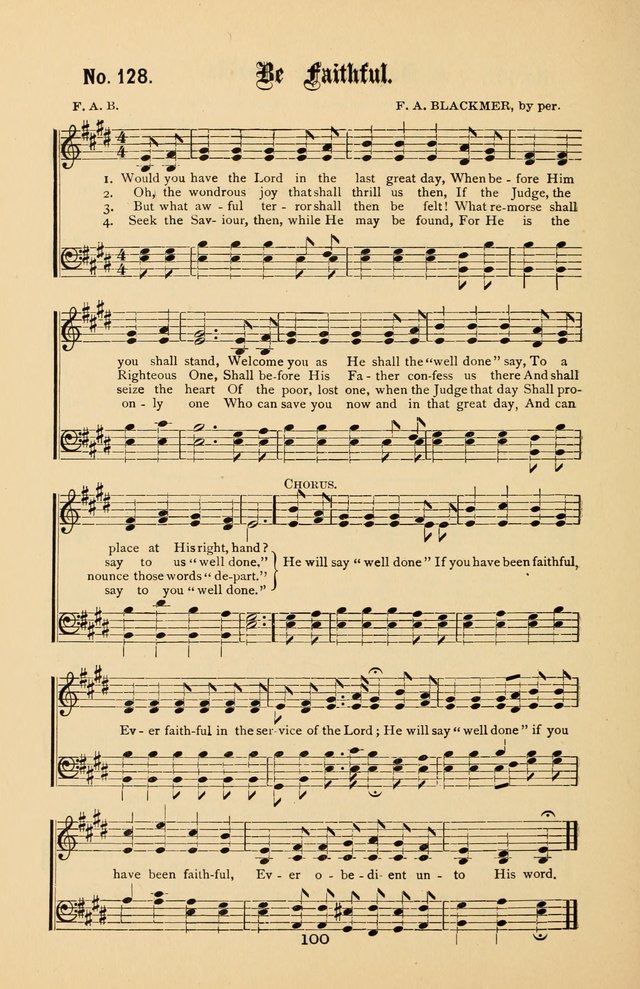 Song-Land Messenger Complete: a new song book for use in all public gatherings where select music is desired page 103