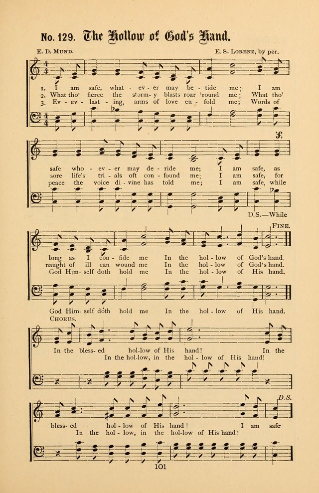 Song-Land Messenger Complete: a new song book for use in all public gatherings where select music is desired page 104