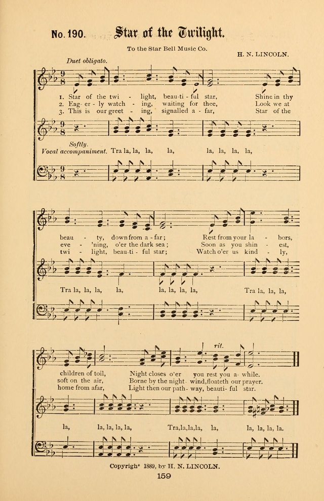 Song-Land Messenger Complete: a new song book for use in all public gatherings where select music is desired page 162
