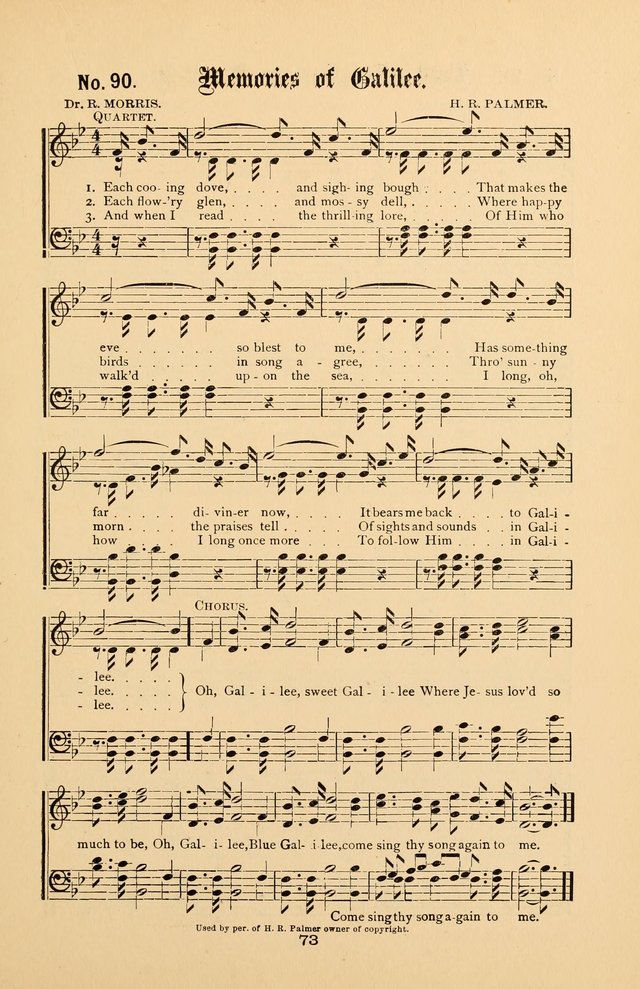 Song-Land Messenger Complete: a new song book for use in all public gatherings where select music is desired page 76