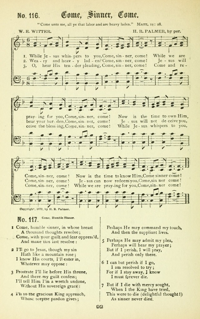 Song-Land Messenger Complete: a new song book for revivals, praise and prayer meetings, singing and Sunday schools, and churches, and for the home circle page 101