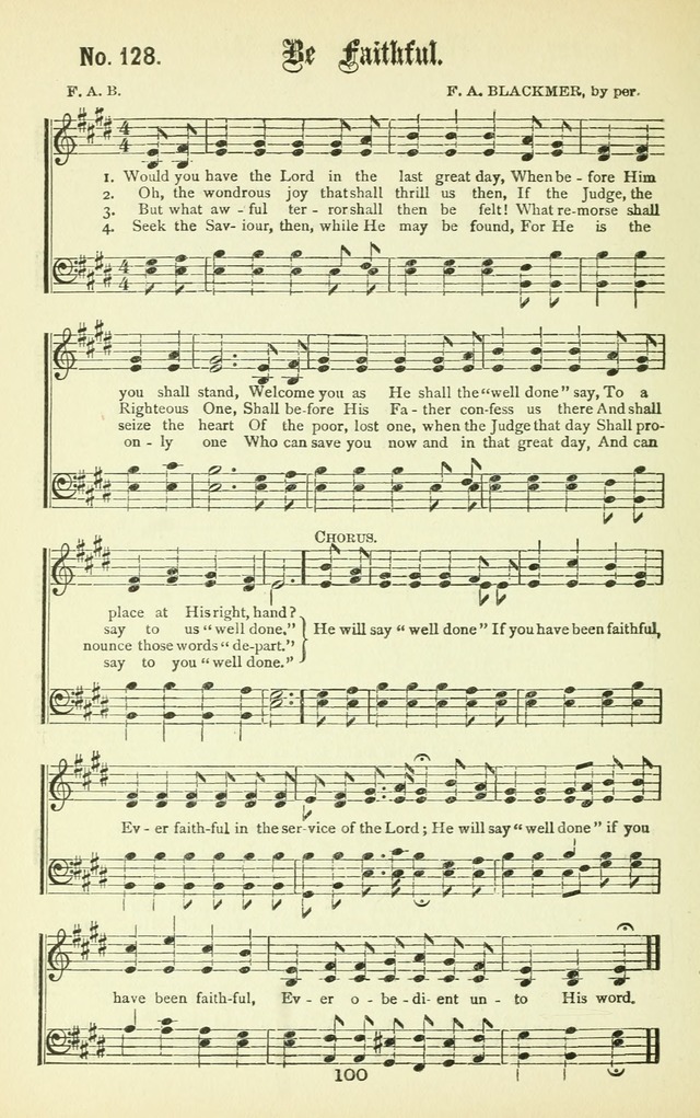 Song-Land Messenger Complete: a new song book for revivals, praise and prayer meetings, singing and Sunday schools, and churches, and for the home circle page 109