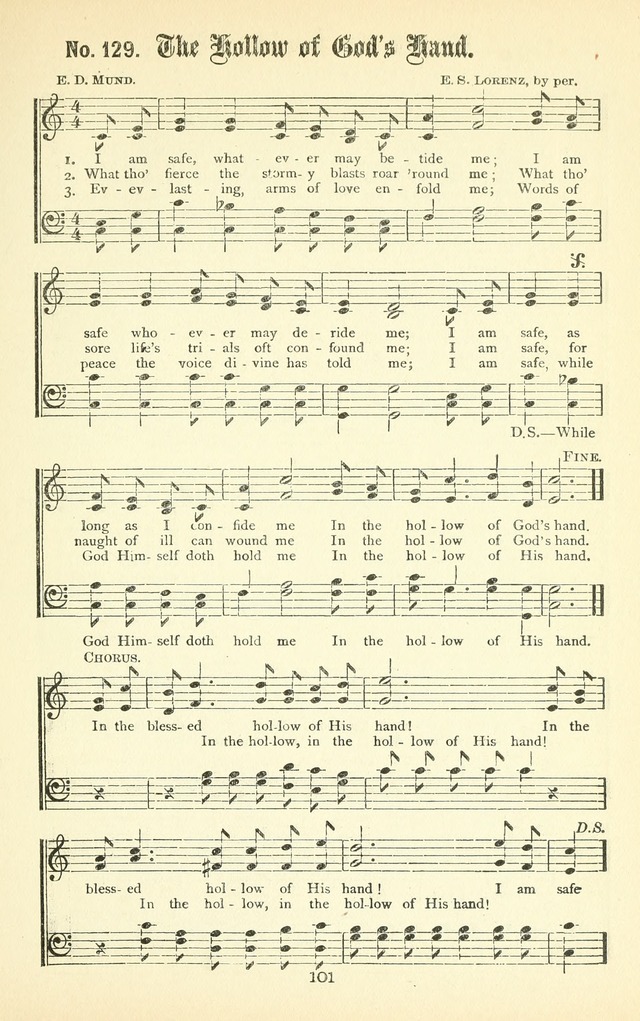 Song-Land Messenger Complete: a new song book for revivals, praise and prayer meetings, singing and Sunday schools, and churches, and for the home circle page 110