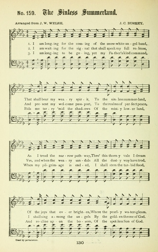 Song-Land Messenger Complete: a new song book for revivals, praise and prayer meetings, singing and Sunday schools, and churches, and for the home circle page 139