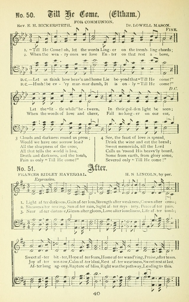 Song-Land Messenger Complete: a new song book for revivals, praise and prayer meetings, singing and Sunday schools, and churches, and for the home circle page 49