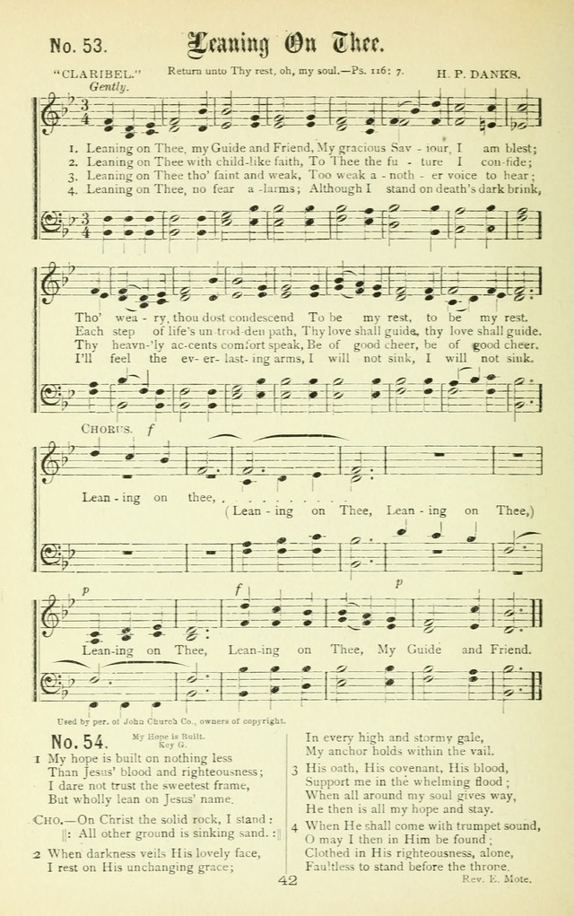 Song-Land Messenger Complete: a new song book for revivals, praise and prayer meetings, singing and Sunday schools, and churches, and for the home circle page 51