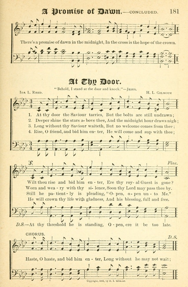 Songs of Love and Praise No. 2: for use in meetings for christian worship or work page 182