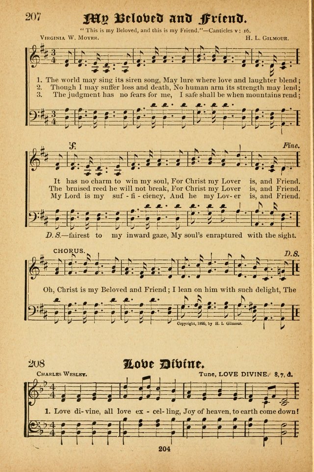 Songs of Love and Praise No. 3: For use in Meetings for Christian Worship of Work page 203