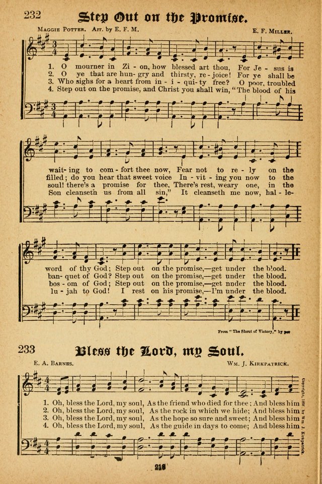 Songs of Love and Praise No. 3: For use in Meetings for Christian Worship of Work page 217