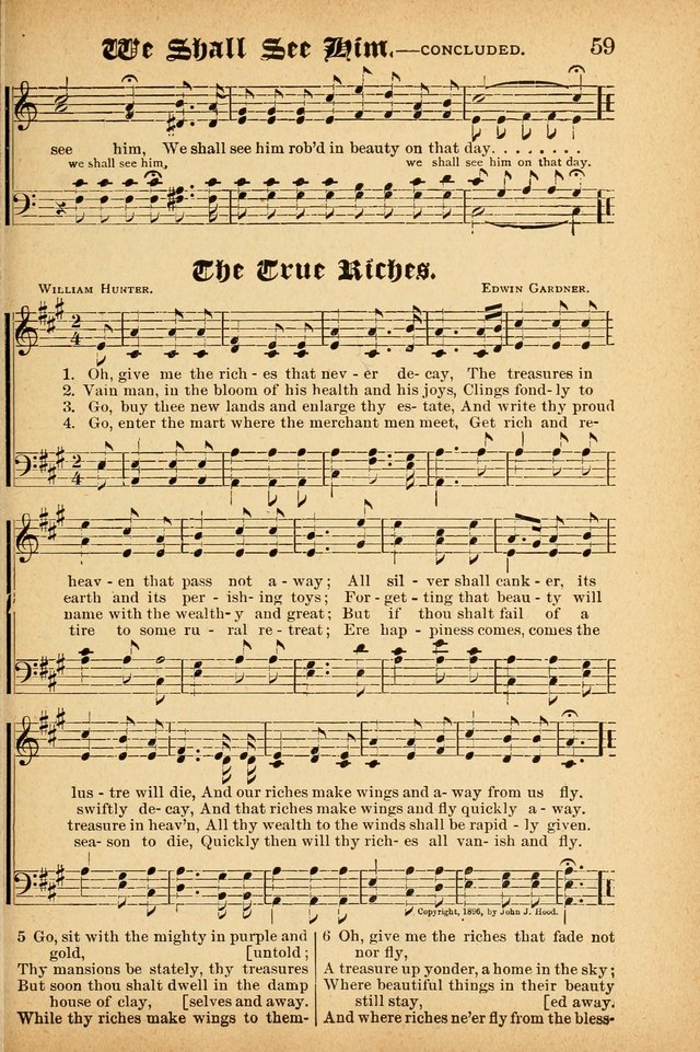 Songs of Love and Praise No. 3: For use in Meetings for Christian Worship of Work page 58