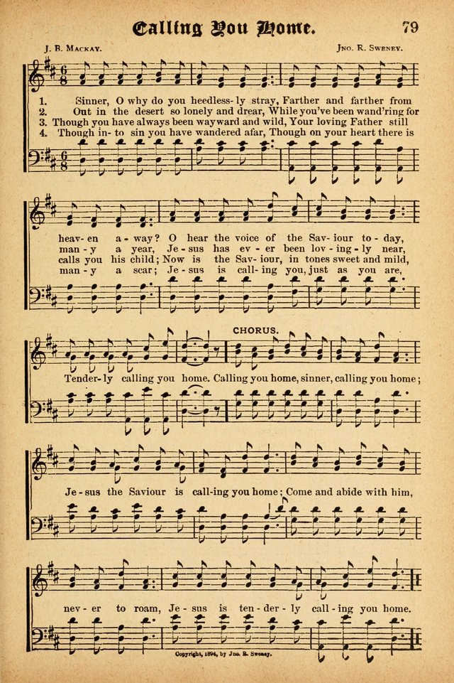 Songs of Love and Praise No. 3: For use in Meetings for Christian Worship of Work page 78