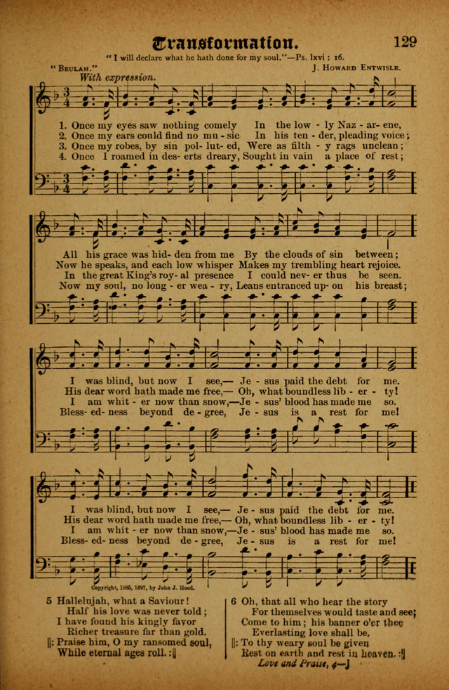Songs of Love and Praise No. 4 page 127
