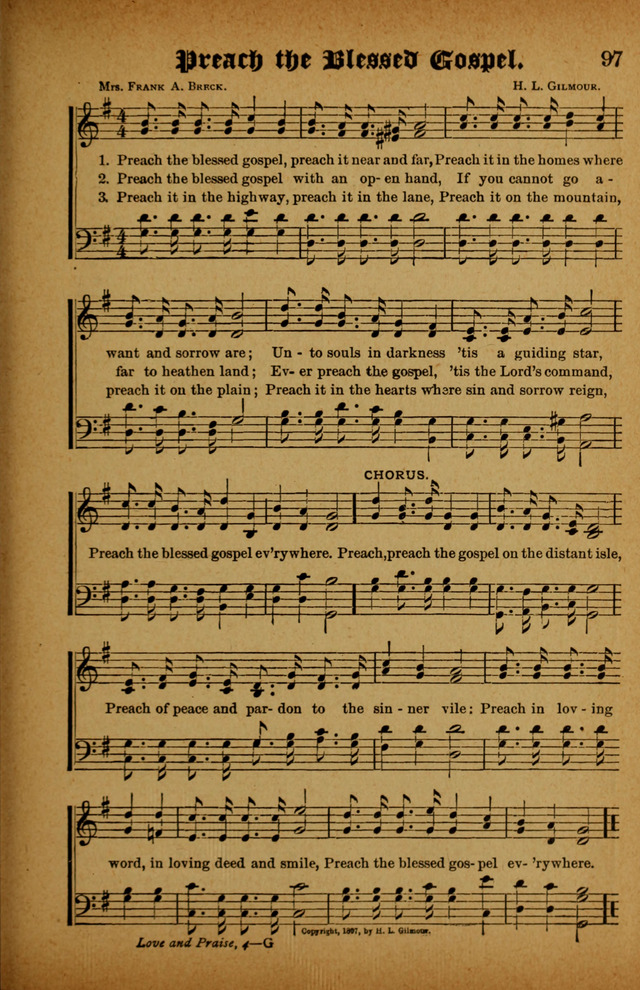 Songs of Love and Praise No. 4 page 95