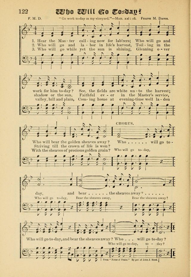 Songs of Love and Praise No. 5: for use in meetings for Christian worship or work page 110