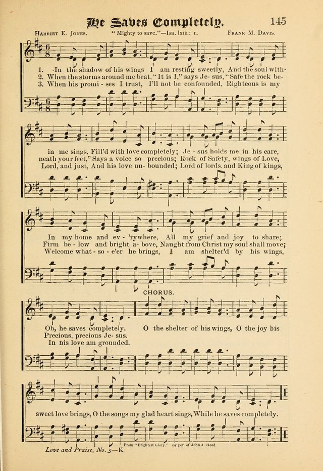 Songs of Love and Praise No. 5: for use in meetings for Christian worship or work page 133