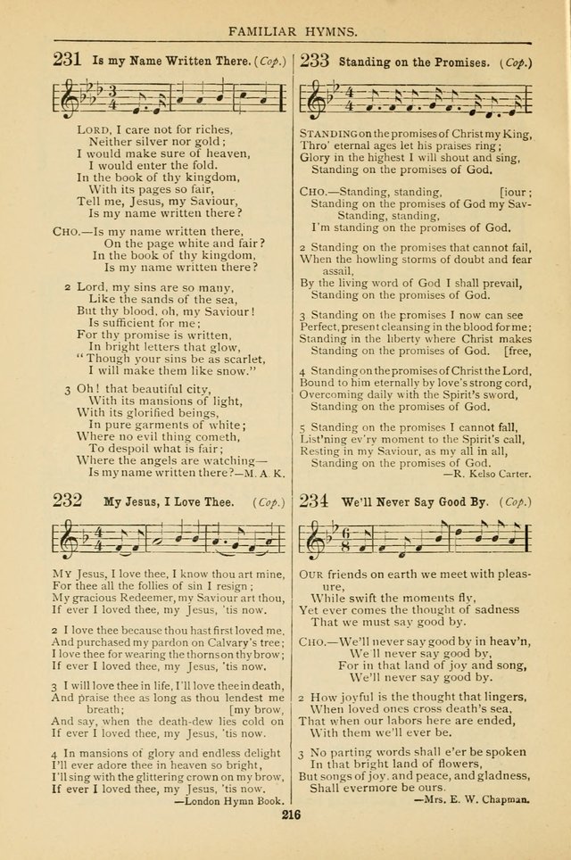 Songs of Love and Praise No. 5: for use in meetings for Christian worship or work page 204