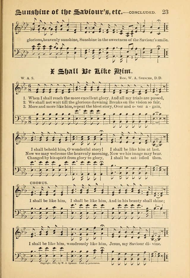 Songs of Love and Praise No. 5: for use in meetings for Christian worship or work page 23