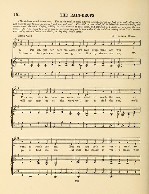 Songs for Little People: for use in the Sunday-School, the Kindergarten and the Home page 120