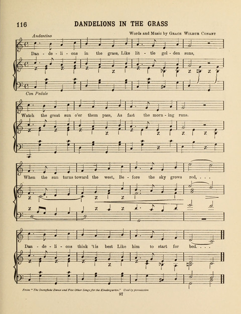 Songs for Little People: for use in the Sunday-School, the Kindergarten and the Home page 97