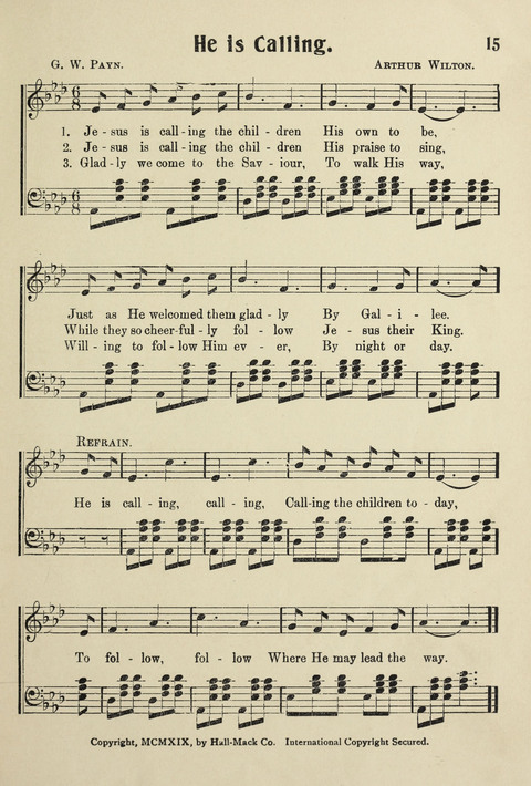 Songs for Little Singers No. 3: for primary departments of Sunday Schools page 13