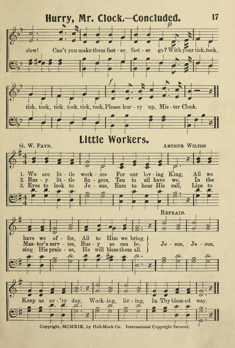Songs for Little Singers No. 3: for primary departments of Sunday Schools page 15